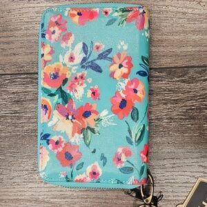 Floral, Girly, Wallet, Summer, Travel, Bright,  Happy, Spring, Cottage, Purse,